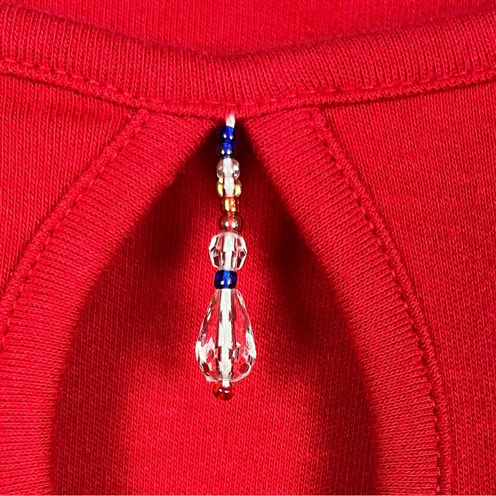 Quacker Factory by Jeanne Bice Embellished Hot Air Balloon Patriotic Top - Picture 8 of 15